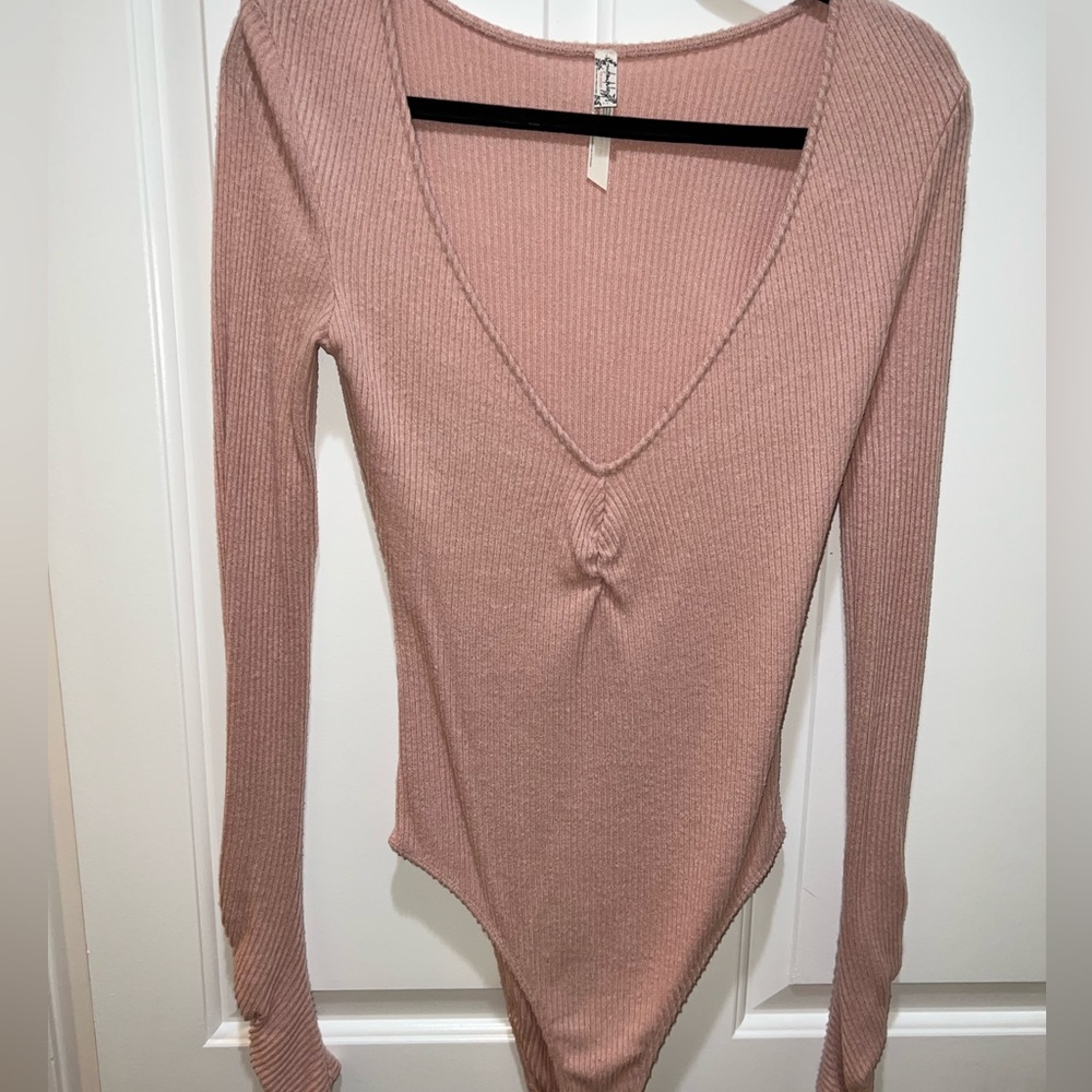 Free People Long Sleeve Bodysuit